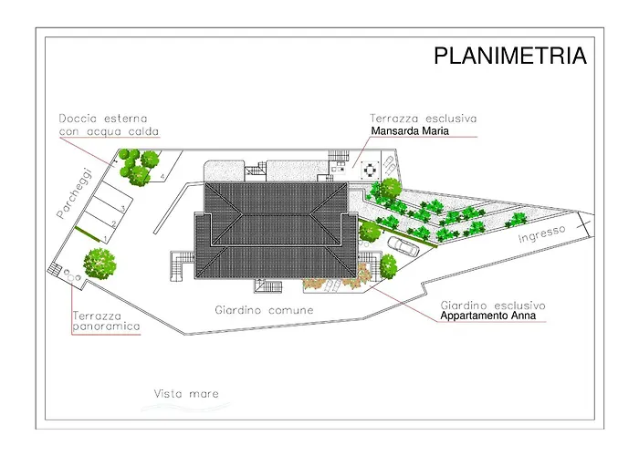 Villa Anna - Ampio Appartamento Con Terrazza Panoramica Sul Mare